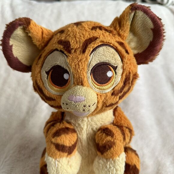 Disney Parks Babies Aladdin Rajah Tiger 10" Plush Stuffed Toy No Blanket - Picture 2 of 5